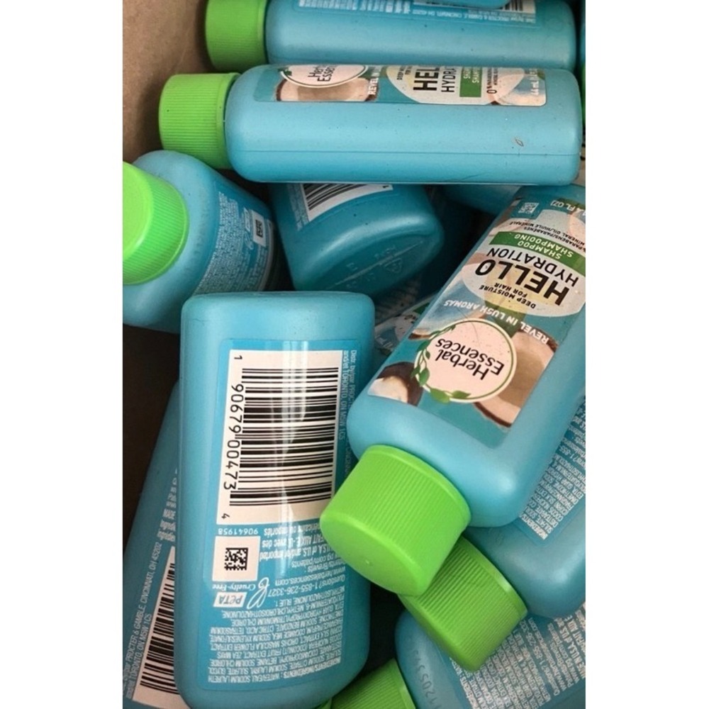 New Lot of 10 Herbal Essences Hello Hydration Travel Size Shampoo